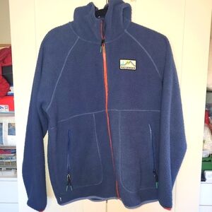 NWT North Coast 2.0 Full Zip Recycled Sherpa Fleece BLUE Size